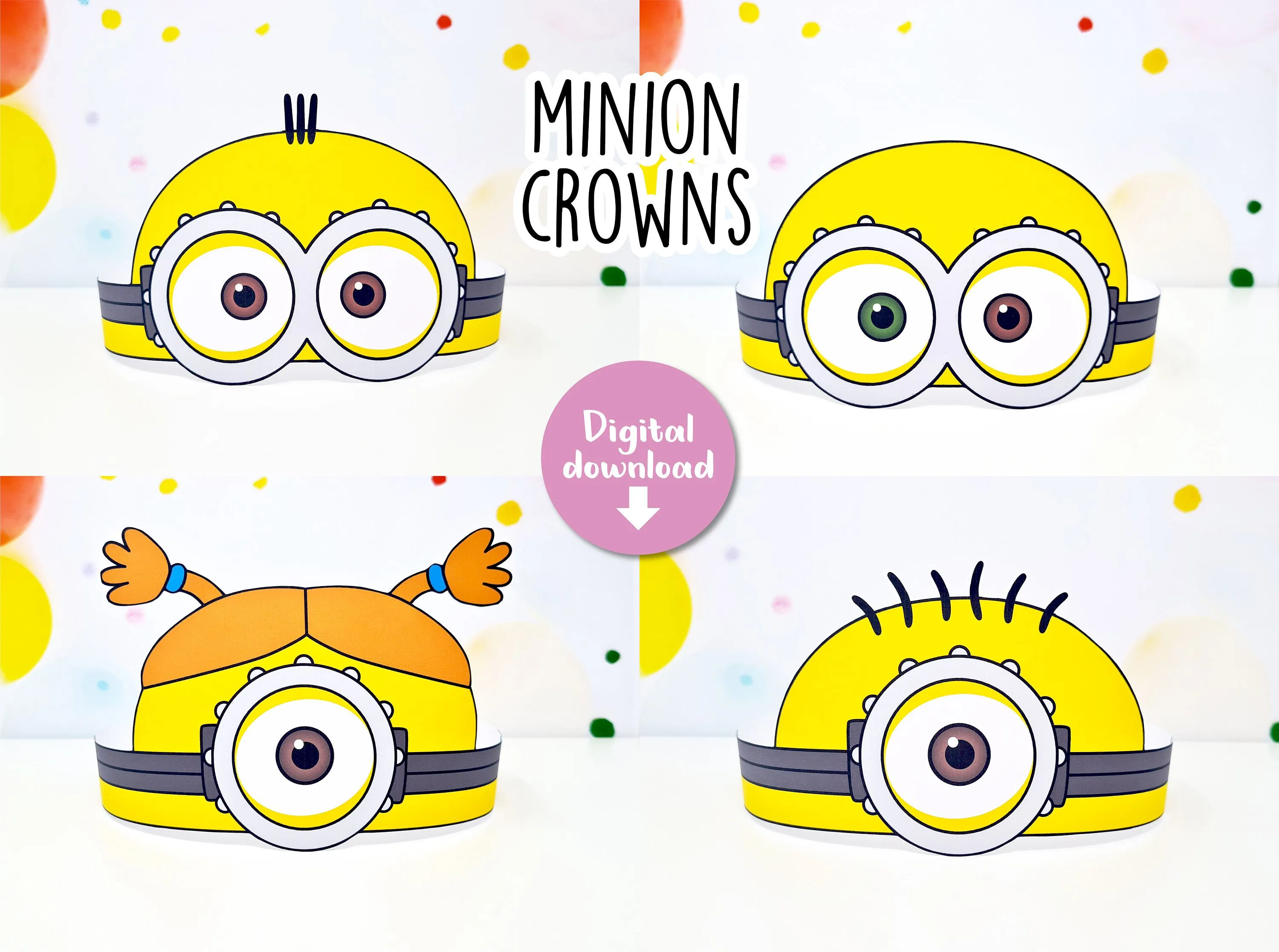 Imprimibles minions - Etsy México