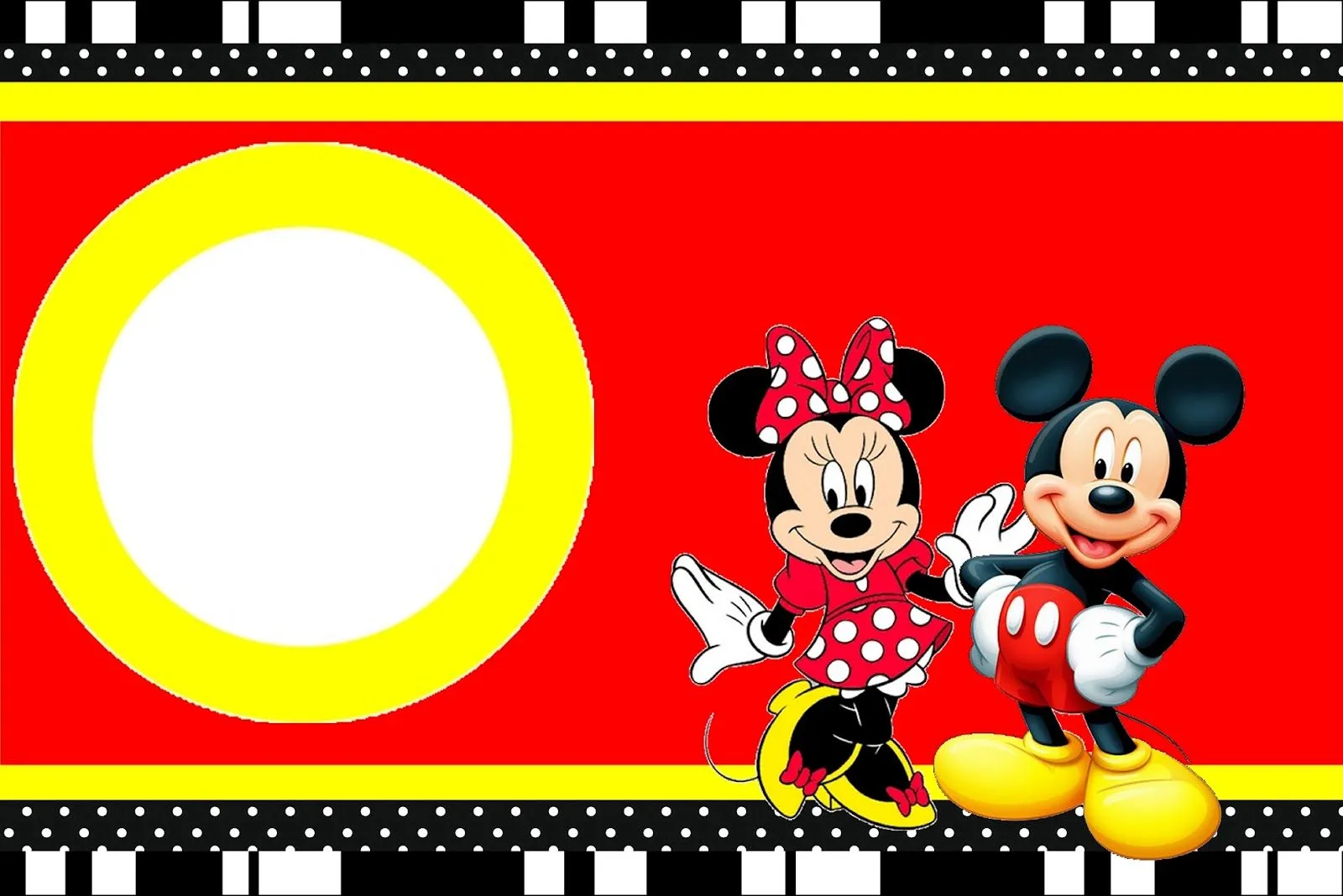 Imprimibles de Minnie y Mickey. - Ideas y material gratis para ...
