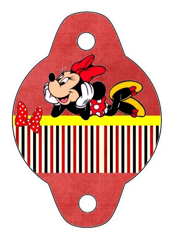 Imprimibles de Minnie Mouse en rojo. - Ideas y material gratis ...