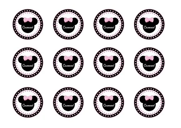 FREE PINK Minnie Mouse Birthday Party Printables from Printabelle ...