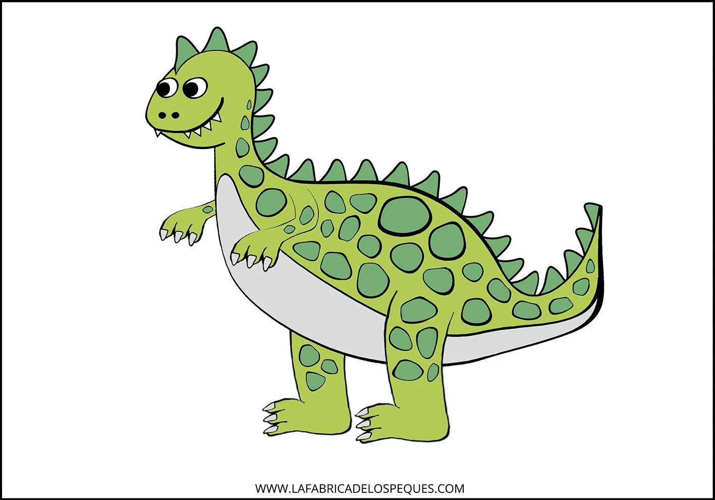Imprimibles y moldes gratis de dinosaurio para manualidades infantiles - La fábrica de los peques Imprimibles y moldes gratis de dinosaurio para manualidades infantiles - La fábrica de los peques