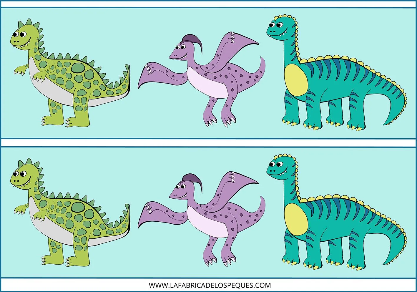 Imprimibles y moldes gratis de dinosaurio para manualidades infantiles - La fábrica de los peques Imprimibles y moldes gratis de dinosaurio para manualidades infantiles - La fábrica de los peques