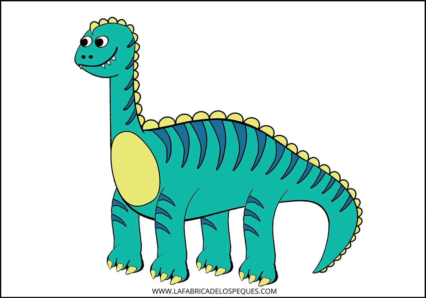 Imprimibles y moldes gratis de dinosaurio para manualidades infantiles - La fábrica de los peques Imprimibles y moldes gratis de dinosaurio para manualidades infantiles - La fábrica de los peques
