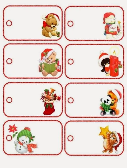 Imprimibles de Navidad a lo Precious Moments para Imprimir Gratis ...