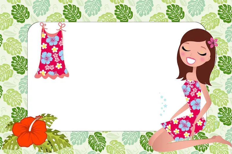 Imprimibles para pijamada hawaiana. - Ideas y material gratis para ... Imprimibles para pijamada hawaiana. - Ideas y material gratis para ...