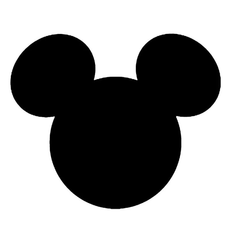 Imprimibles de la silueta de la cabeza de Mickey y Minnie ... Imprimibles de la silueta de la cabeza de Mickey y Minnie ...