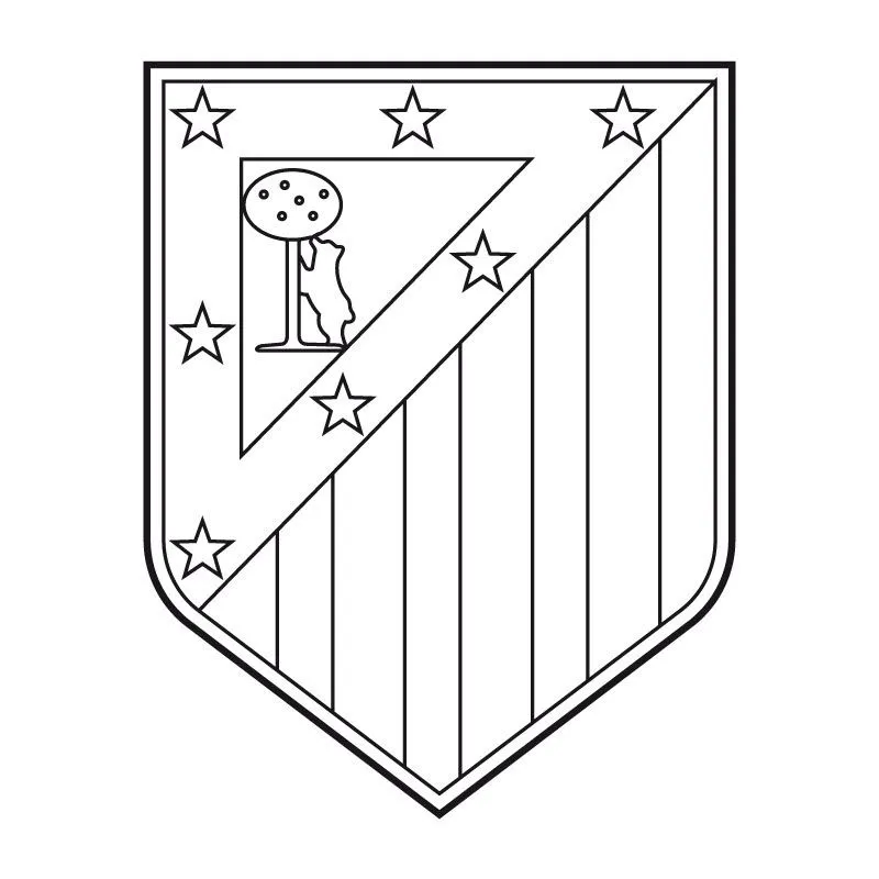 COLOREAR DIBUJOS DE LA SERIE ATLETICO DE MADRID: COLOREAR ESCUDO ... COLOREAR DIBUJOS DE LA SERIE ATLETICO DE MADRID: COLOREAR ESCUDO ...