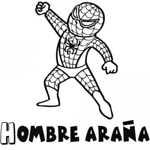 Imprimir dibujos para colorear : Carnaval: disfraz de spiderman Imprimir dibujos para colorear : Carnaval: disfraz de spiderman