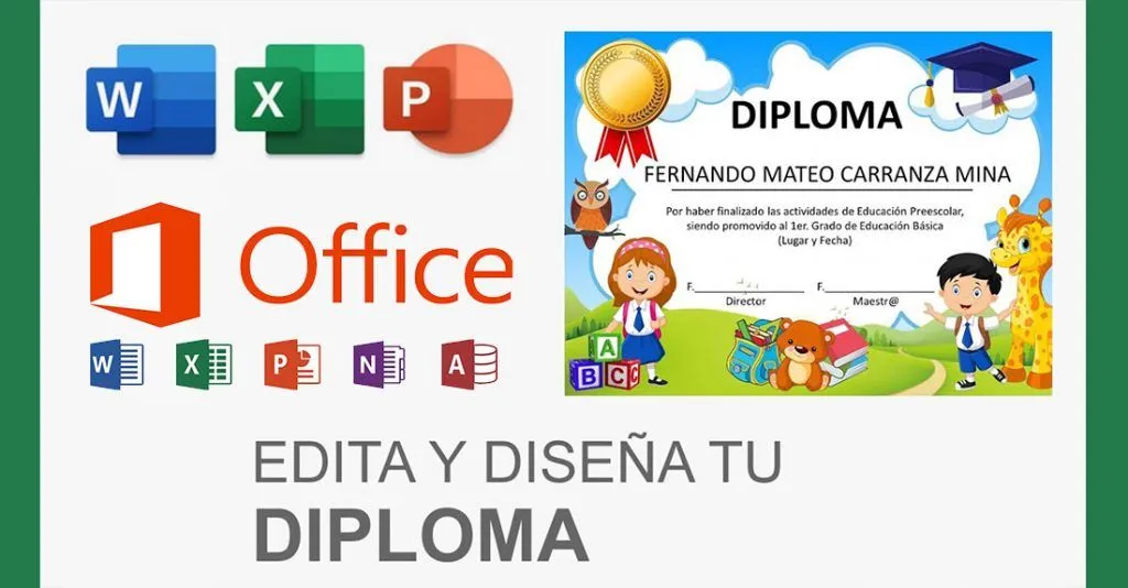 Cómo imprimir Diplomas en PowerPoint y Word a partir de una lista en Excel (versión mejorada) - 2023 Cómo imprimir Diplomas en PowerPoint y Word a partir de una lista en Excel (versión mejorada) - 2023