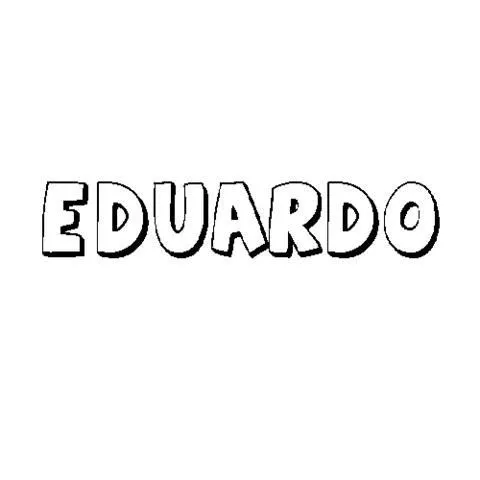 Imprimir: EDUARDO: Dibujos para colorear