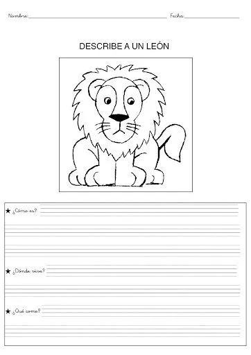 IMPRIMIR FICHAS PARA DESCRIBIR ANIMALES PARA NIÑOS IMPRIMIR FICHAS PARA DESCRIBIR ANIMALES PARA NIÑOS