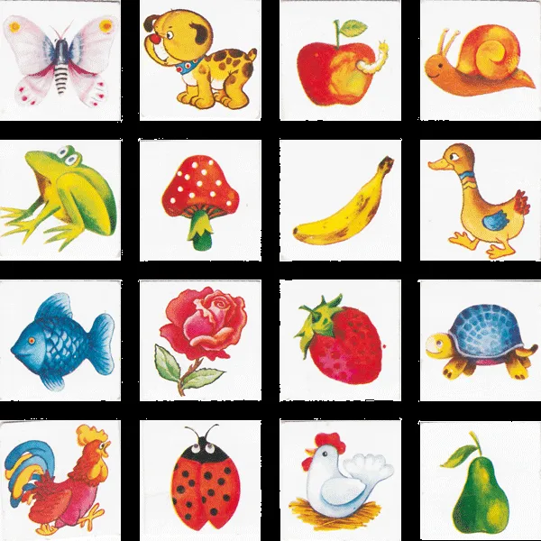 PARA IMPRIMIR: Juego de memoria para niños 5-6 años PARA IMPRIMIR: Juego de memoria para niños 5-6 años