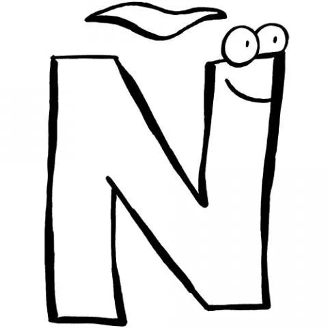 Imprimir: Letra Ñ: Dibujos para colorear