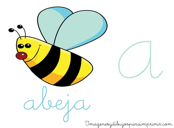Imagenes para aprender las vocales-Imagenes y dibujos para imprimir