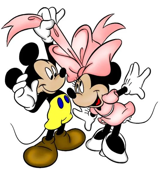 Mickey & Minnie Mouse besandose - Imagui