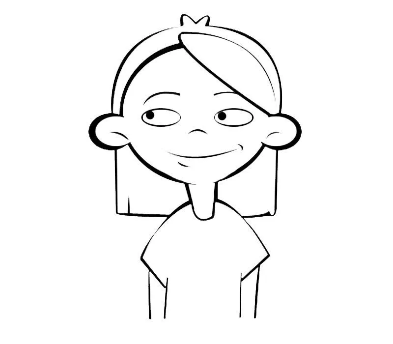 niño SONRIENDO Colouring Pages (page 2)