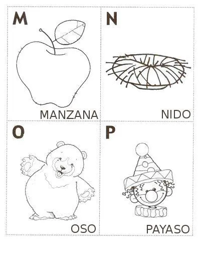 Loteria de letras para niños para imprimir - Imagui