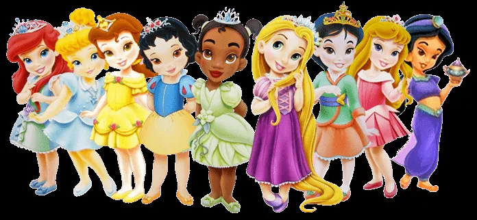 PARA IMPRIMIR: princesas disney bebes.