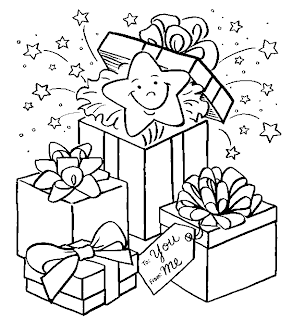 Cajas de regalo para colorear - Imagui