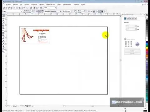 Como imprimir Tarjetas de Presentacion en Corel Draw - YouTube Como imprimir Tarjetas de Presentacion en Corel Draw - YouTube