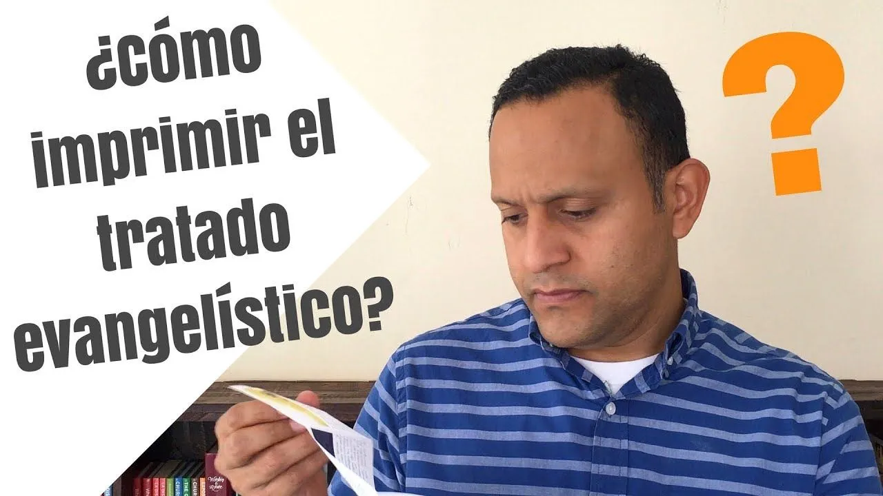 Cómo imprimir el Tratado Evangelistico? - YouTube Cómo imprimir el Tratado Evangelistico? - YouTube
