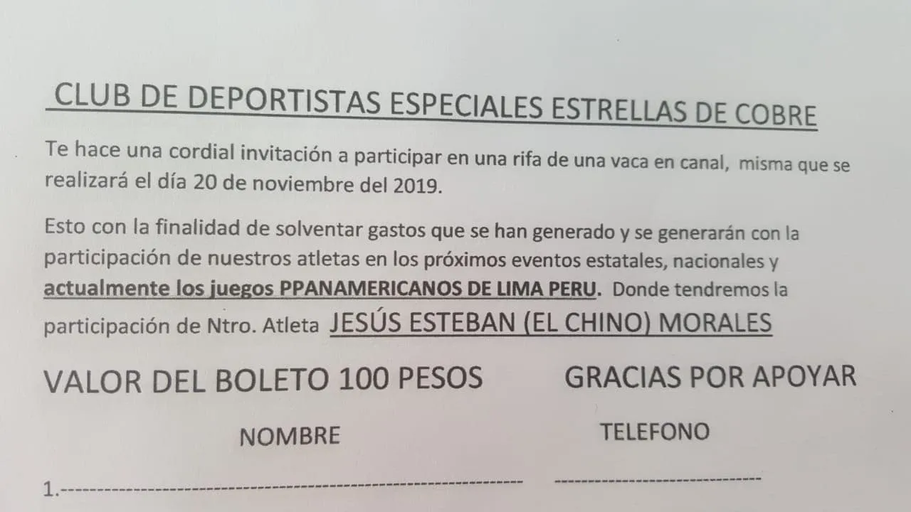 Impulsa Gobierno Municipal, familia y amigos a atleta cananense para que acuda a Lima, Perú | Soy Cobre Impulsa Gobierno Municipal, familia y amigos a atleta cananense para que acuda a Lima, Perú | Soy Cobre