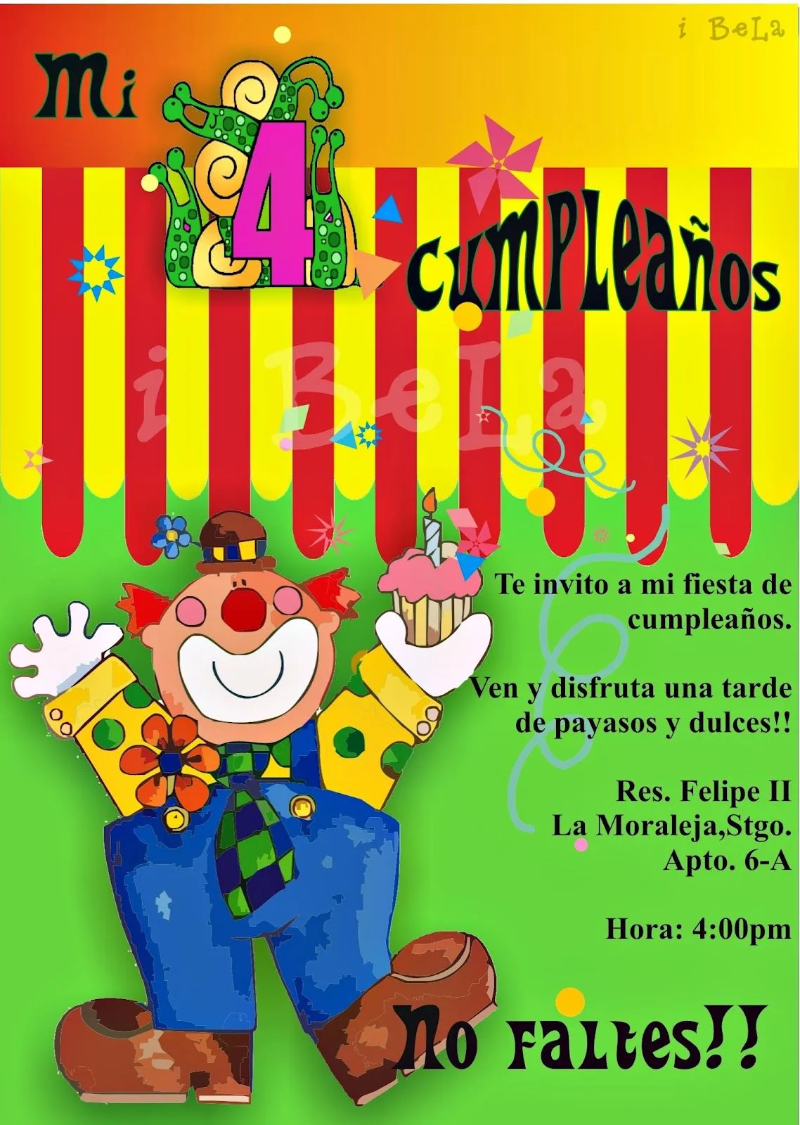 Ina's Place Handmade Cards: Invitaciones Digitales - Cumpleaños Ina's Place Handmade Cards: Invitaciones Digitales - Cumpleaños