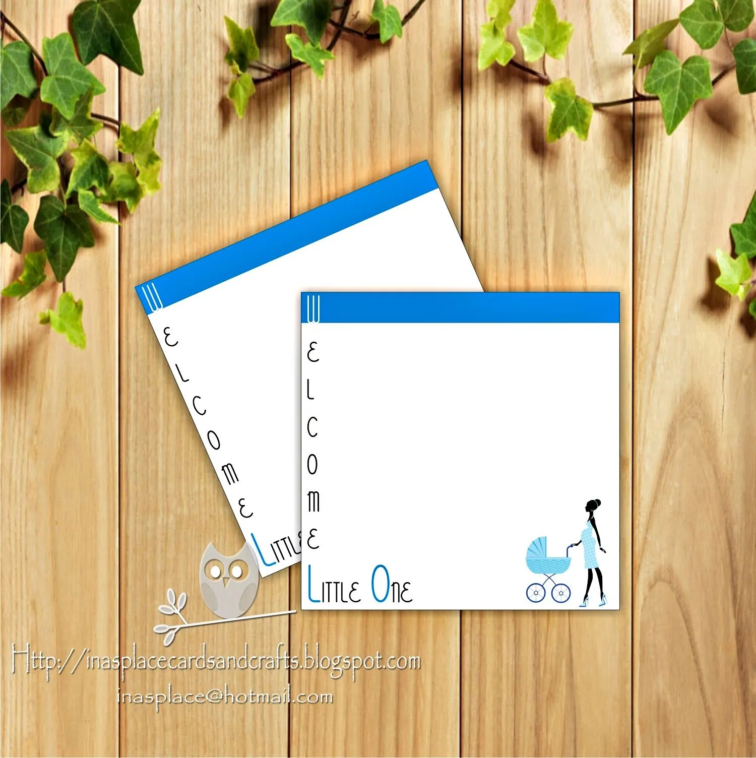 Ina's Place Handmade Cards: Invitaciones Digitales - Baby Shower