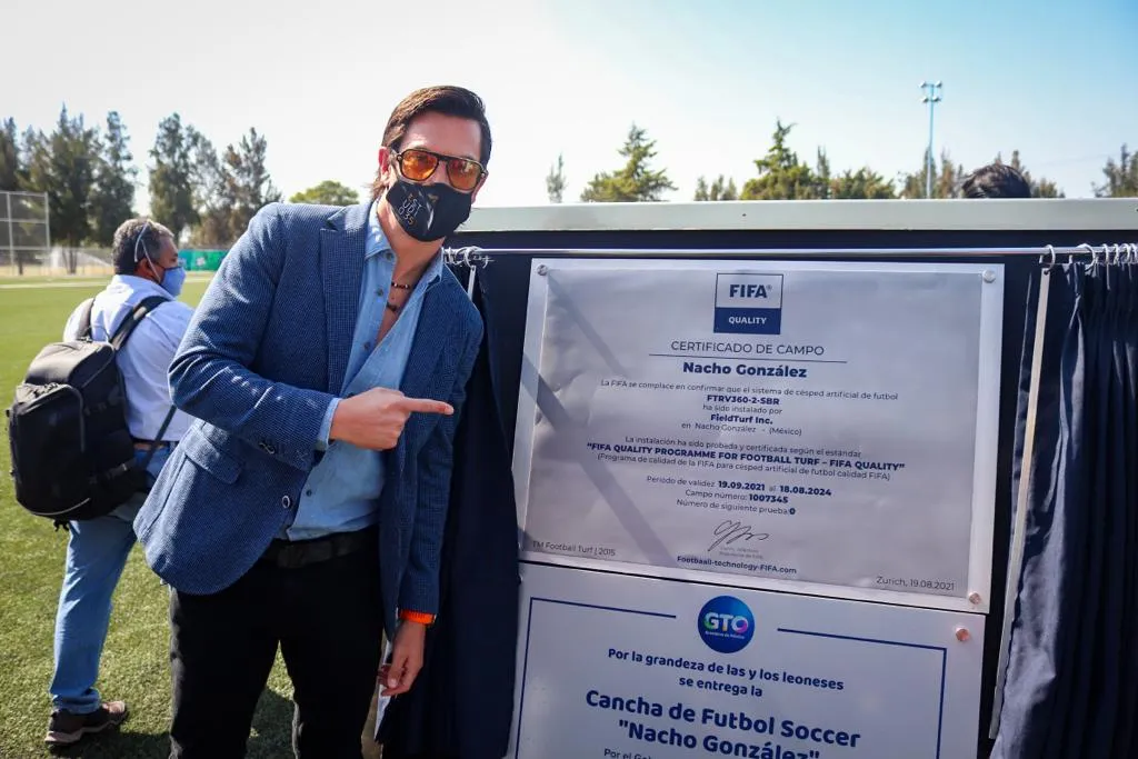 Inaugura León la primera cancha de futbol sintética con certificación FIFA Quality en México - Comude León Inaugura León la primera cancha de futbol sintética con certificación FIFA Quality en México - Comude León
