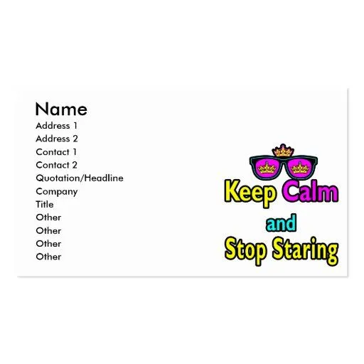 El inconformista de la parodia guarda calma y para tarjeta de ...