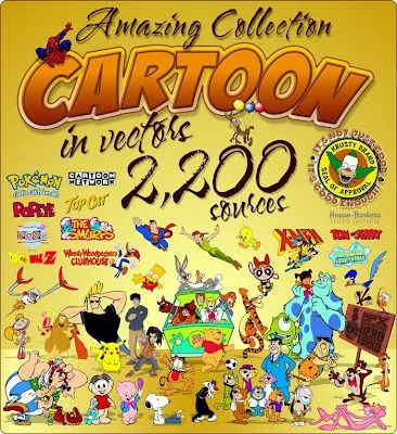 Increíble Colección de Famosas Caricaturas Vectorizadas (Illustrator ... Increíble Colección de Famosas Caricaturas Vectorizadas (Illustrator ...