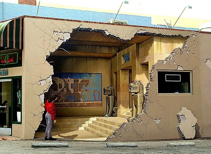 Increibles dibujos en 3D pintados en el piso y en la pared. ~ macroweb Increibles dibujos en 3D pintados en el piso y en la pared. ~ macroweb