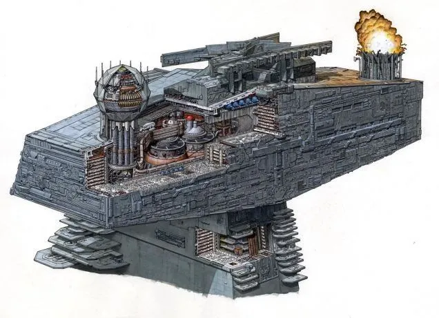 Estos increíbles dibujos muestran el interior de las naves de Star ... Estos increíbles dibujos muestran el interior de las naves de Star ...