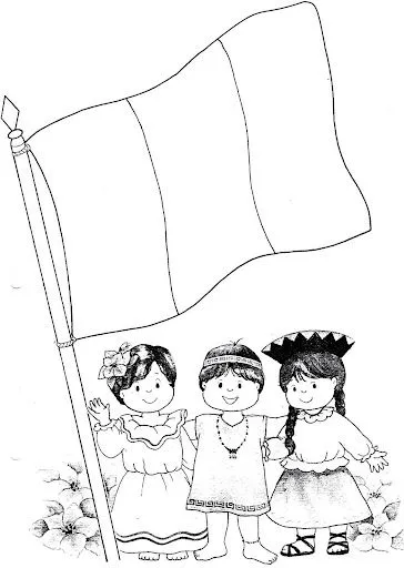 Independencia de Perú para Colorear | Manualidades ...