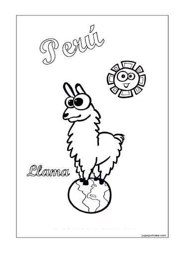Independencia de Perú para Colorear | Manualidades Infantiles Independencia de Perú para Colorear | Manualidades Infantiles