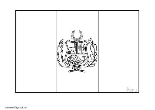Independencia de Perú para Colorear - Manualidades Infantiles Independencia de Perú para Colorear - Manualidades Infantiles