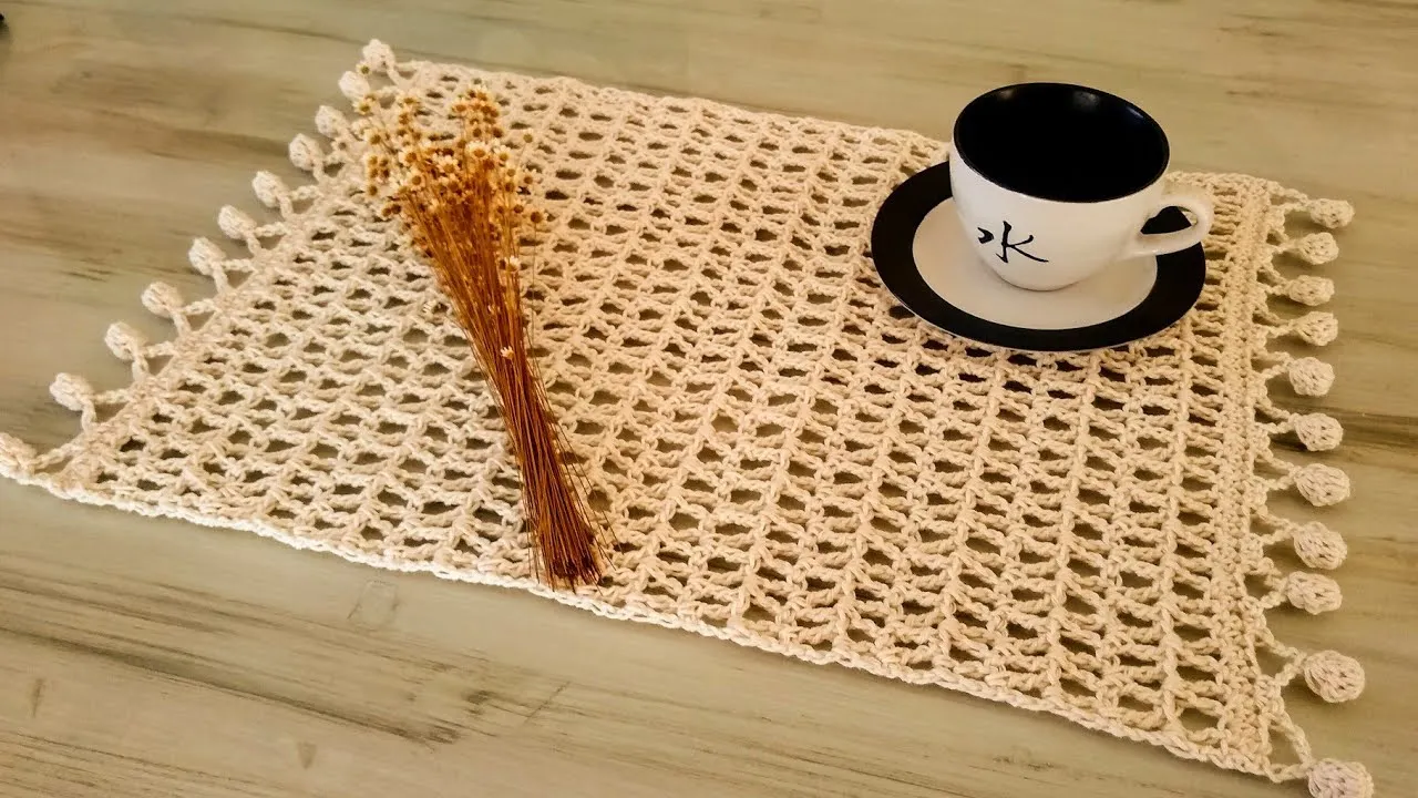 individual crochet fácil y rápido paso a paso /plato de sitio dy/mantel rectangular ganchillo - YouTube individual crochet fácil y rápido paso a paso /plato de sitio dy/mantel rectangular ganchillo - YouTube