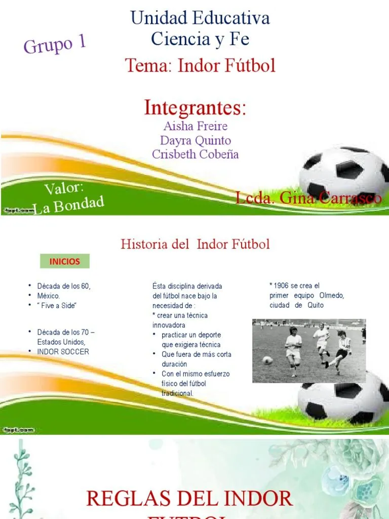 Indor Futbol Exposicion | PDF | Asociación de Futbol | Reglas y regulaciones deportivas Indor Futbol Exposicion | PDF | Asociación de Futbol | Reglas y regulaciones deportivas