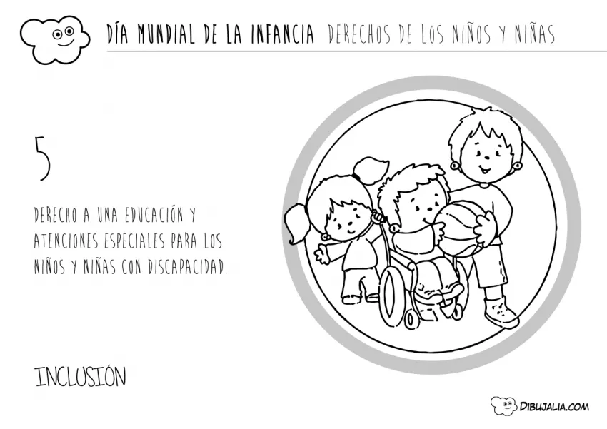Dia Infancia derechos niños 05 - Dibujo #376 - Dibujalia - Dibujos para Colorear y Recursos Educativos Dia Infancia derechos niños 05 - Dibujo #376 - Dibujalia - Dibujos para Colorear y Recursos Educativos