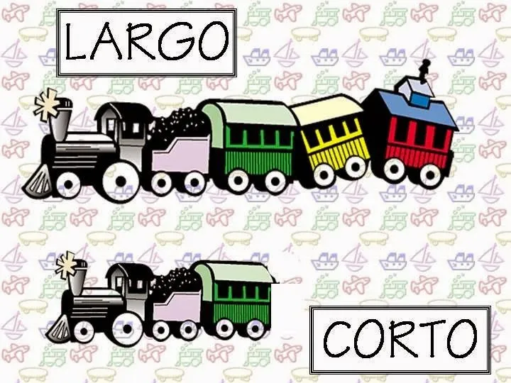 INFANTIL 4 AÑOS B CEIP ANTONIO DE VALBUENA: CONCEPTOS: LARGO/CORTO INFANTIL 4 AÑOS B CEIP ANTONIO DE VALBUENA: CONCEPTOS: LARGO/CORTO