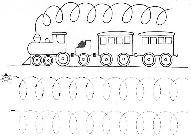 Infantil de Colores: Trabajamos los trazos y las letras Infantil de Colores: Trabajamos los trazos y las letras