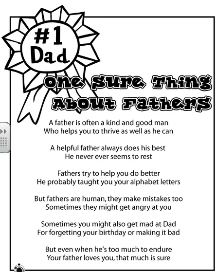 Infantil EducArte: Father's day poem