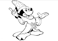 ... infantiles para pintar y colorear: Mickey mouse mago para pintar ... infantiles para pintar y colorear: Mickey mouse mago para pintar