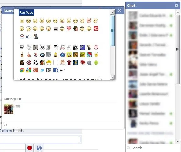 Emociones para FaceBook chat - Imagui
