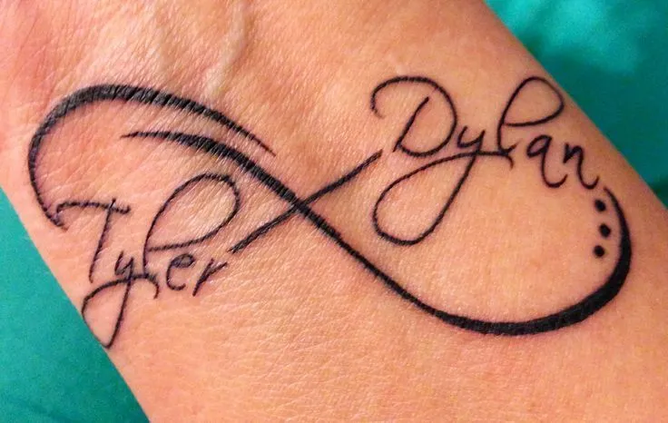 Infinito & Nombres de Hijos | Infinity Tattoos, Kid Names and Infinity