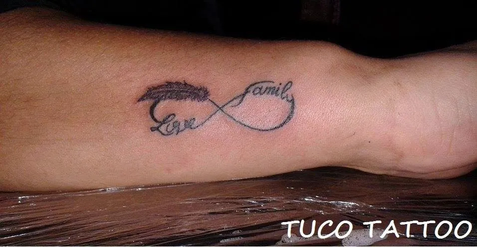 Infinito con nombres tatuaje - Imagui