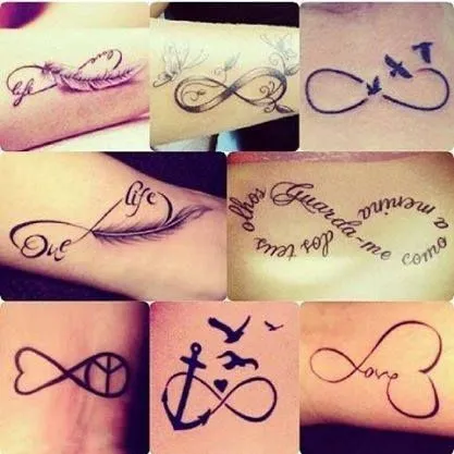 infinitos | Tatuajes & Piercings | Pinterest