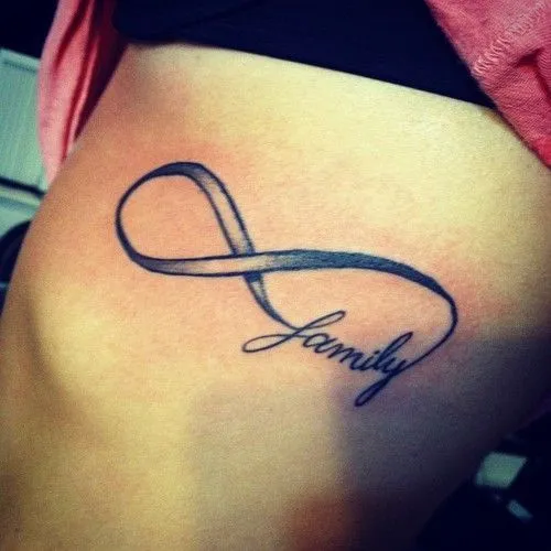 infinity family tattoo | artist: Andres Moran, Heartbeat Tattoo ...