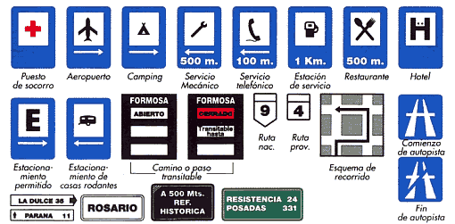 Señales de transito informativas verdes - Imagui