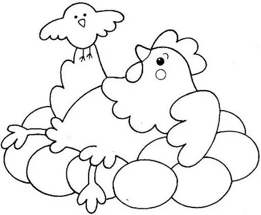 Dibujos infantiles gallinas - Imagui